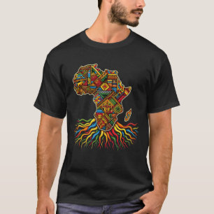 Camiseta Africa Map African Roots Kente Tribal la marca