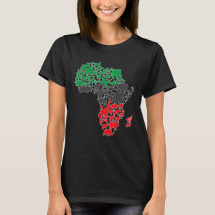Camiseta Africa Map Animals