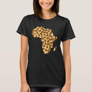 Camiseta Africa Map Cheetah Safari African
