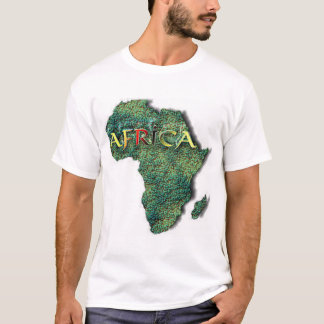 Camiseta África-mapa