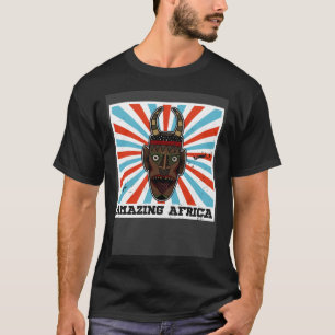 Camiseta África máscaras africanas historia reggae Melanin