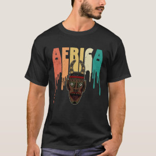Camiseta Africa Mask African African History Reggae Melanin