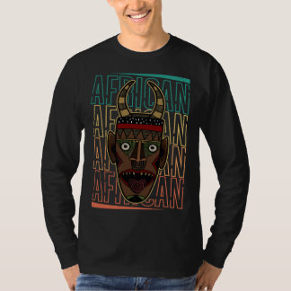 Camiseta Africa Mask African Afro History Reggae Melanin  1