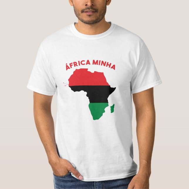 Camiseta África Minha Panafricana (Anverso)