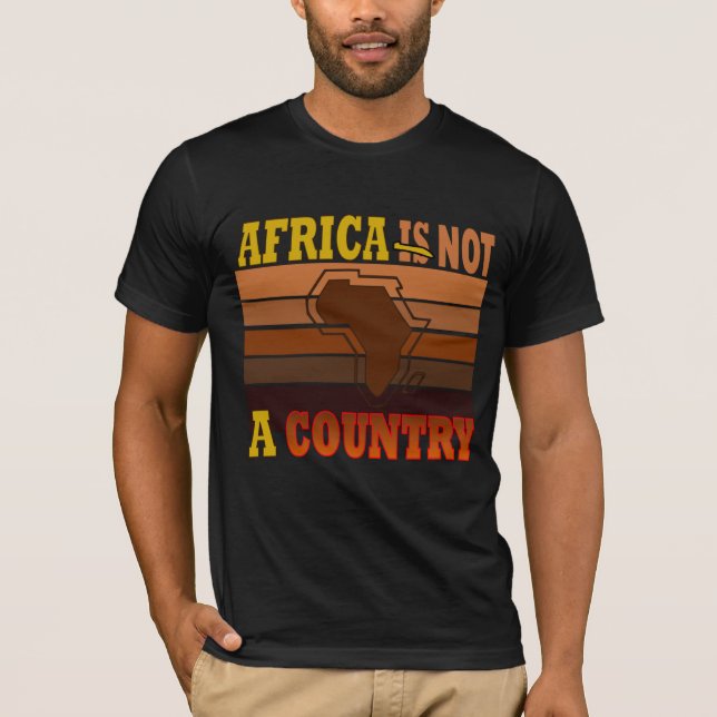 CAMISETA ÁFRICA NO ES UN PAÍS (Anverso)