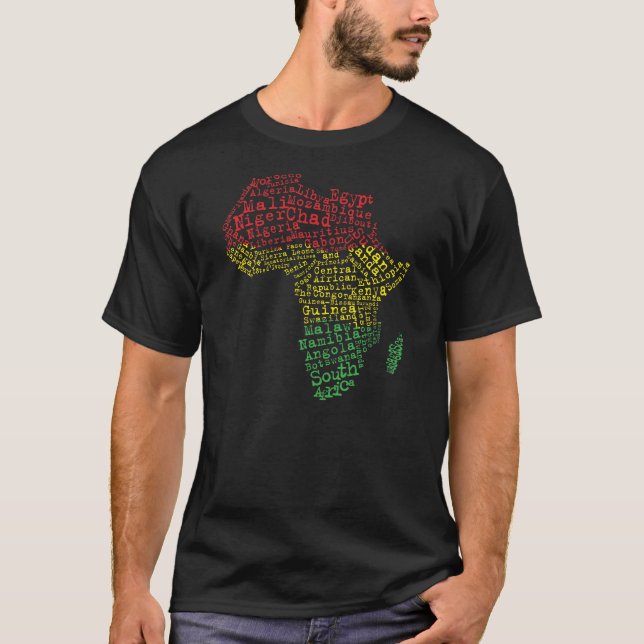 CAMISETA ÁFRICA NO ES UN PAÍS: 2 (Anverso)