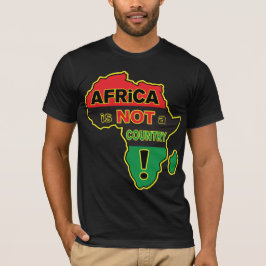 Camiseta ¡"África no es un país! "Camiseta de RBG