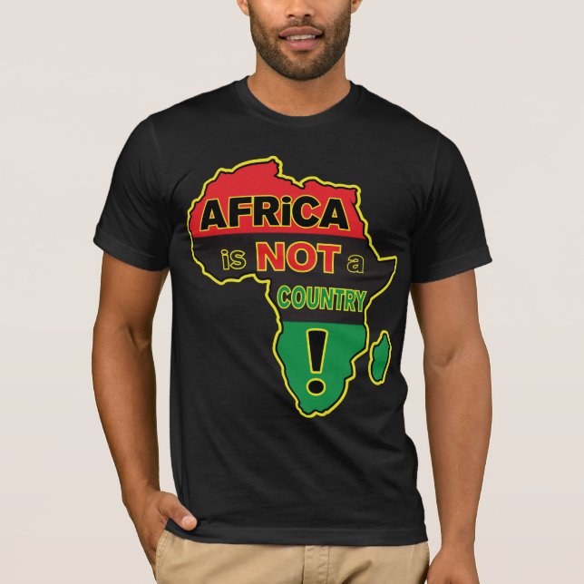 Camiseta ¡"África no es un país! "Camiseta de RBG (Anverso)