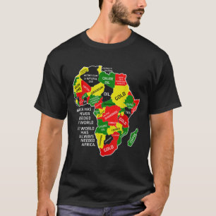 Camiseta África Nunca Ha Necesitado Al Mundo Afro Melanin B