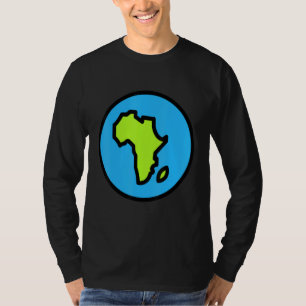 Camiseta África Orgullosa de amor a continente africano