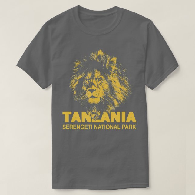 Camiseta ÁFRICA Parque Nacional Serengeti León Safari Afric (Diseño del anverso)