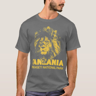 Camiseta ÁFRICA Parque Nacional Serengeti León Safari Afric