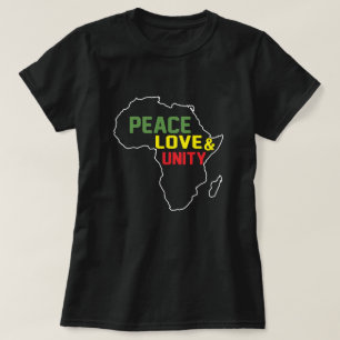 CAMISETA ÁFRICA - PAZ, AMOR Y UNIDAD