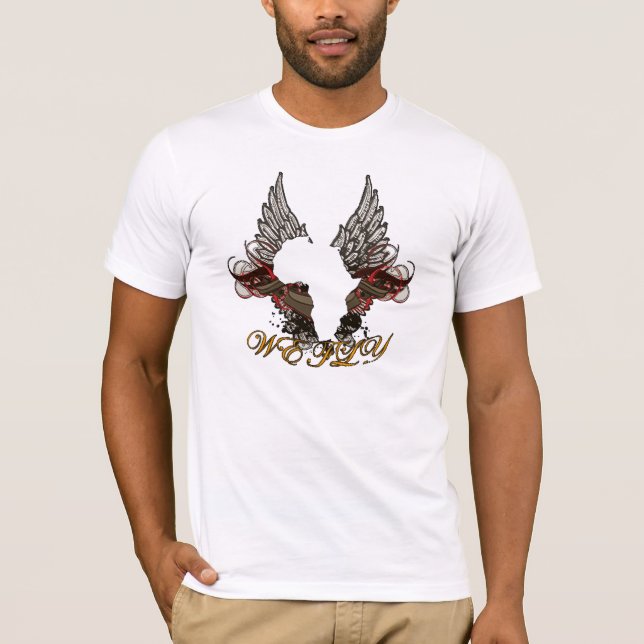 CAMISETA ÁFRICA QUE VOLAMOS (Anverso)