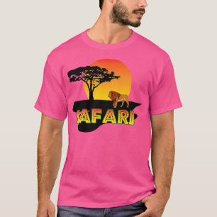 Camiseta Africa Safari Lion Sunset