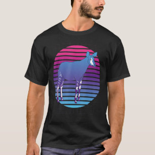 Camiseta África Safari Okapi Zoológico Animal de los 90 Vap