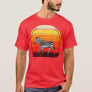 Camiseta Africa Safari Sunset Zebra
