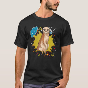 Camiseta Africa Safari Zoo Animal Cute Meerkat 1