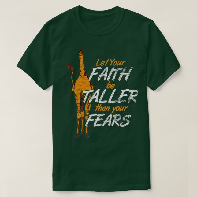 Camiseta Africa Safari Zoo Keeper Funny Animal Gift Faith G (Diseño del anverso)