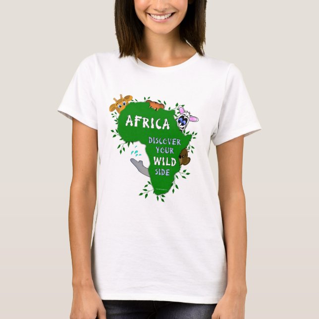 Camiseta África Salvaje (Anverso)