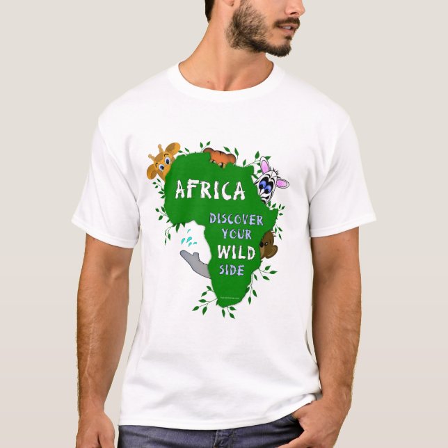 Camiseta África salvaje (Anverso)