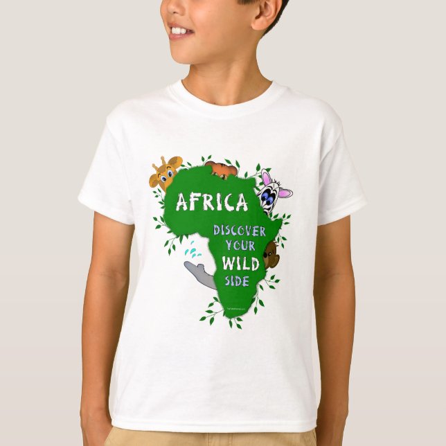Camiseta África salvaje (Anverso)