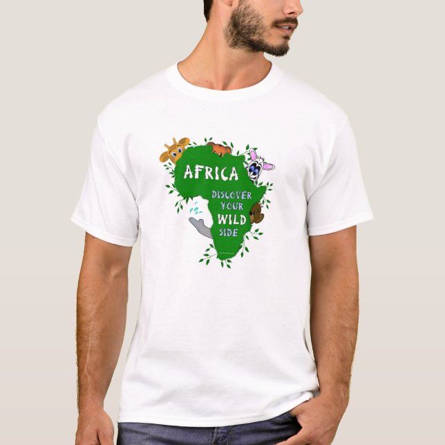 Camiseta África salvaje (Anverso)