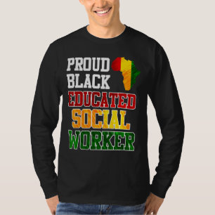 Camiseta África: Soy un trabajador social orgulloso y educa