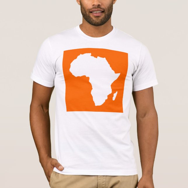 Camiseta África Tangerina Audaz (Anverso)