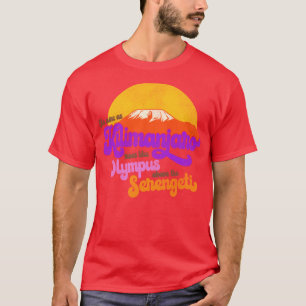 Camiseta ÁFRICA Toto Lyrics Tan Seguro Como Kilimanjaro