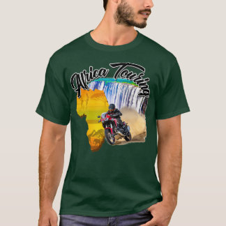 Camiseta Africa Touring Twin Motorcycle Nature Offroad Bici