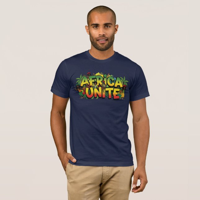 Camiseta África Unida Reggae (Anverso completo)