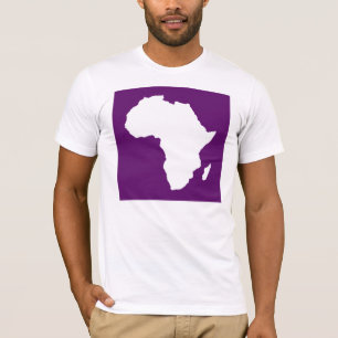 Camiseta África violeta y audaz