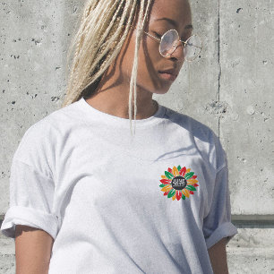 Camiseta AfricaAmerican Black History Junetdecis Sunflower