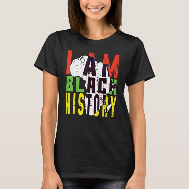 Camiseta African Africa Black History Pride Black History M (Anverso)