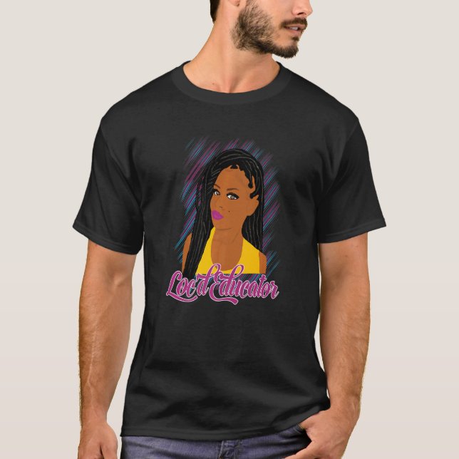 Camiseta African American Black Educator Teacher With Long  (Anverso)