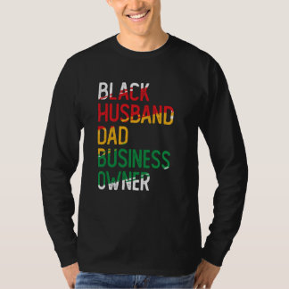 Camiseta African American Dad Black Owned Business Black Hi
