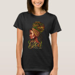 Camiseta African American Girl God Says I Am Black Pride<br><div class="desc">African American Girl God Says I Am Black Pride</div>
