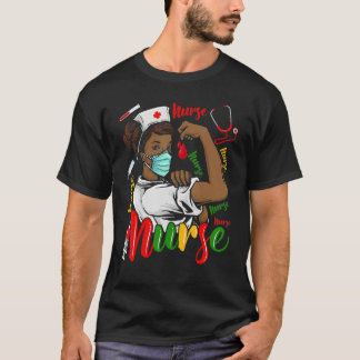 Camiseta African American Nurse Black History Month Pride B