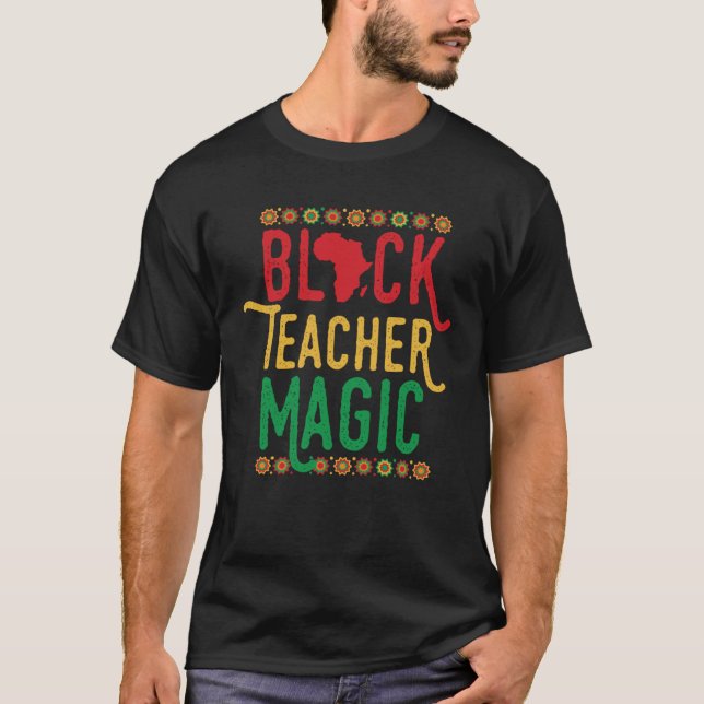 Camiseta African American Pride Celebration Black Teacher M (Anverso)
