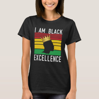 Camiseta African American Pride Celebration I Am Black Exce