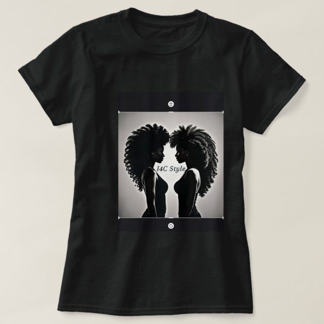 Camiseta African American Styles, Black Beauty And Fashion (Diseño del anverso)