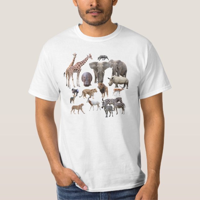 Camiseta African Animals (Anverso)