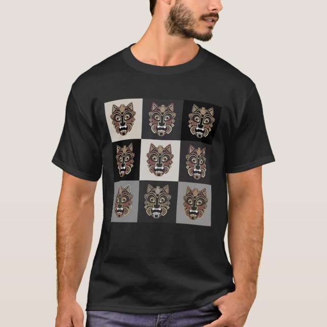 Camiseta African Ethnic Art Pattern (Anverso)