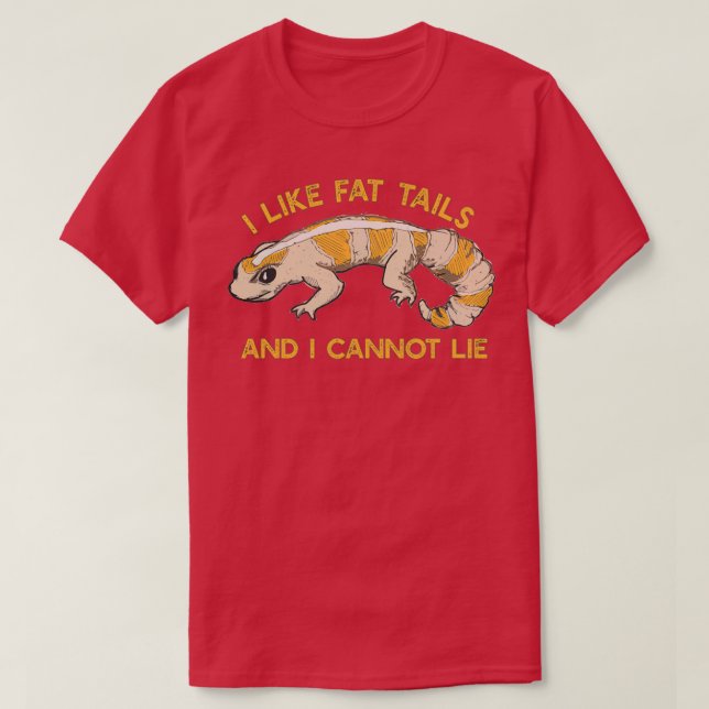 Camiseta African Fat Tailed Gecko  (Diseño del anverso)