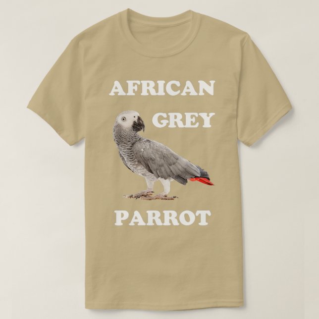 Camiseta African Gray Parrot 2 (Diseño del anverso)