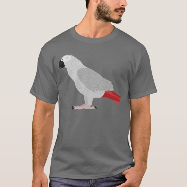 Camiseta African Grey Parrot (Anverso)