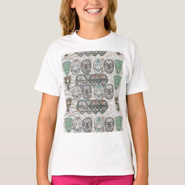 Camiseta African Masks V5 (Anverso)