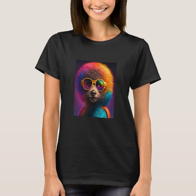Camiseta African Otter Pride Pop Black Afro Otter  3 (Anverso)