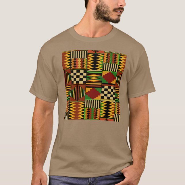 Camiseta African Royal Kente Cloth Design (Anverso)